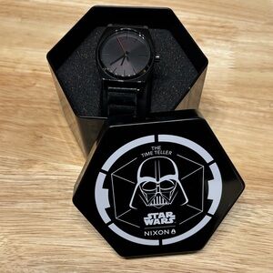Nixon Black Star Wars Darth Vader Time Teller Watch
